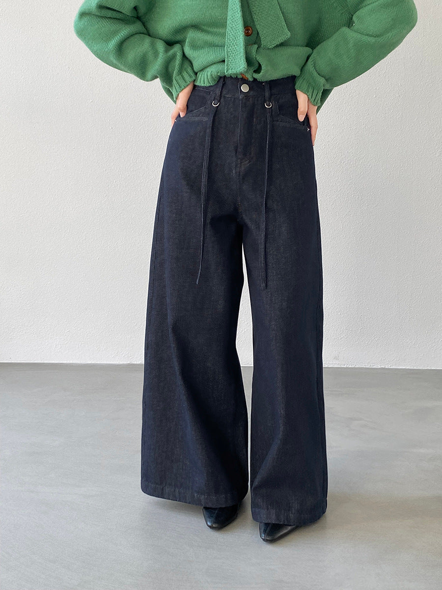 【cimz06332】實拍加絨超暖高腰纖瘦牛仔褲251120