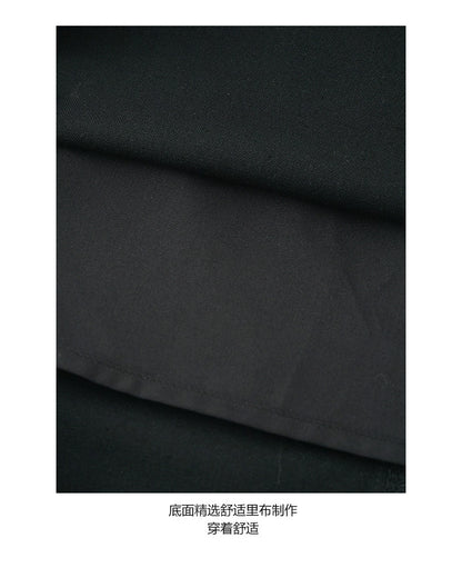 【H5311】韓系夏季方領褶邊裙襬直筒吊帶洋裝250610