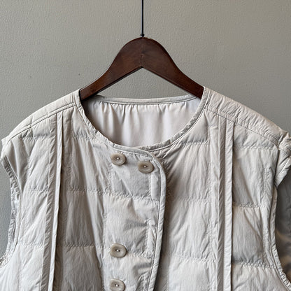 【Y82633】實拍輕暖羽絨背心（含90％白鴨絨）251016