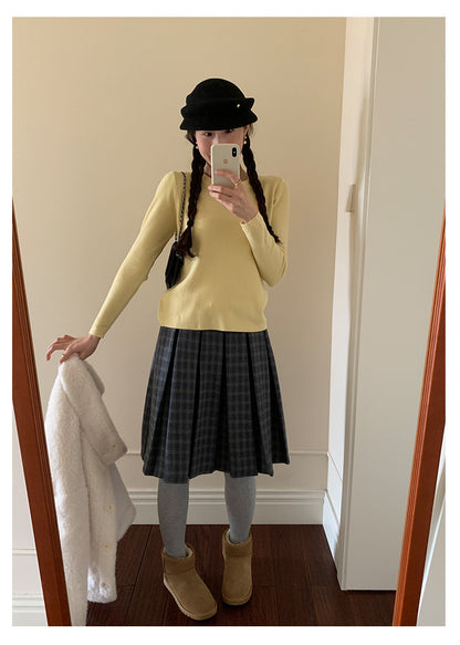 【H5510】實拍5色簡約雙層領針織T恤
251118