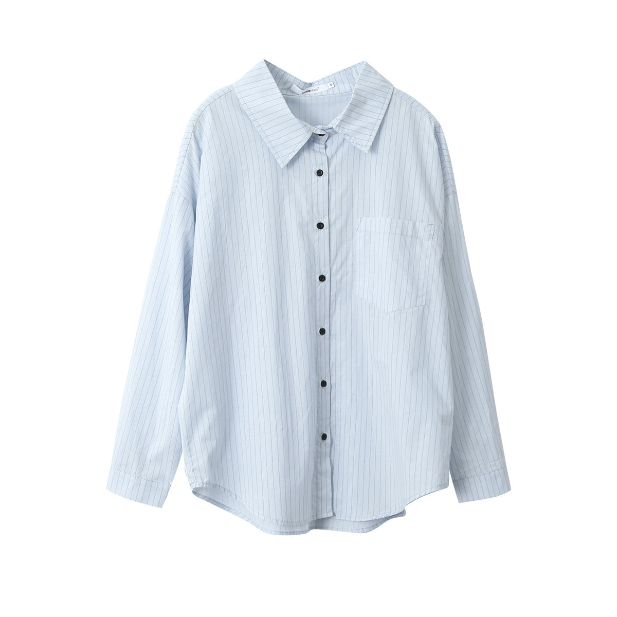 【LD003】實拍中性棉100氣質寬鬆條紋襯衫251103