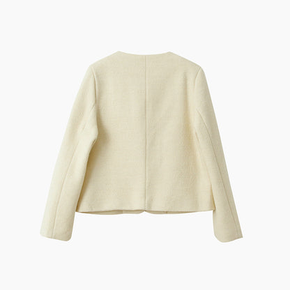 【LD9632】實拍氣質經典厚款羊毛43%白鴨絨外套（白鴨絨50%)251209