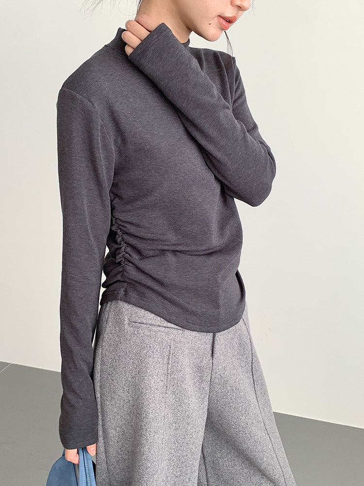 【LD11011】實拍S~XL設計感毛呢西裝闊腿褲251110