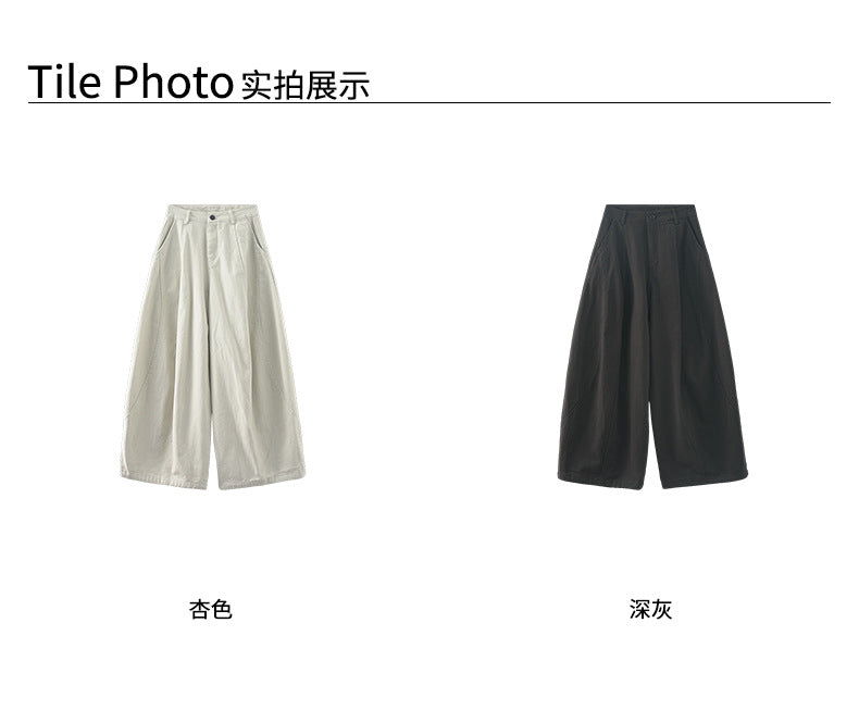 【H5519】實拍S~XL美式天絲棉厚款彎刀休閒褲251125