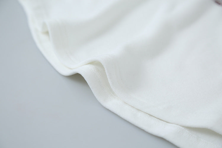 【LD3291】實拍韓國德絨小狗印花長袖T恤251103