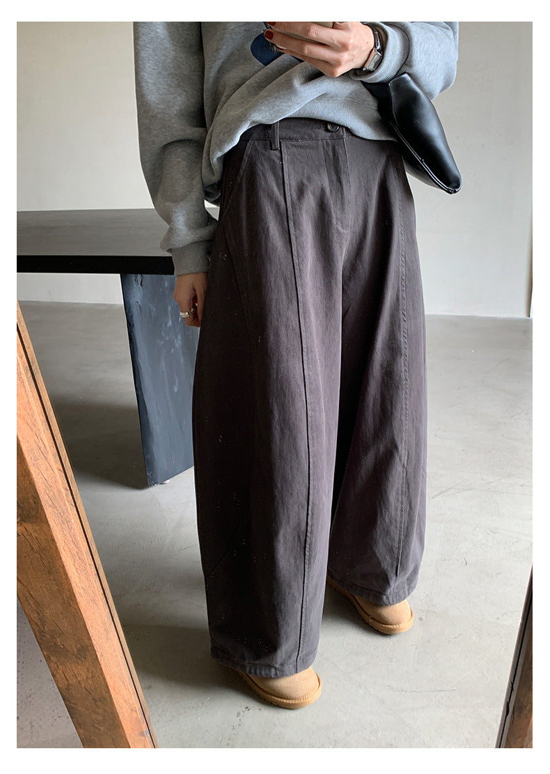 【H5519】實拍S~XL美式天絲棉厚款彎刀休閒褲251125