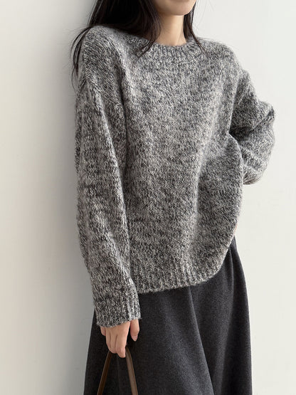 【Y2530】實拍冬季雜色古着針織毛衣(含羊毛6%)251106