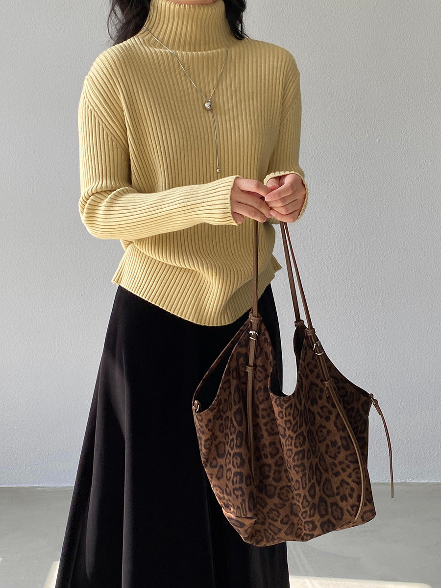 【cimz1388】實拍高領加厚高級感針織毛衣251128