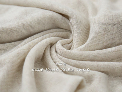 【LD11154】實拍韓系甜美減齡✨設計感荷葉薄款長袖針織衫260317