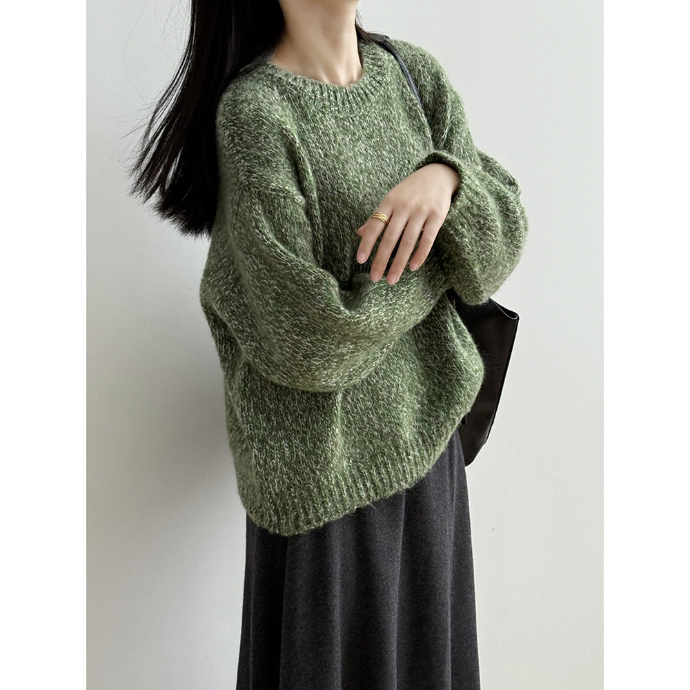 【Y2530】實拍冬季雜色古着針織毛衣(含羊毛6%)251106