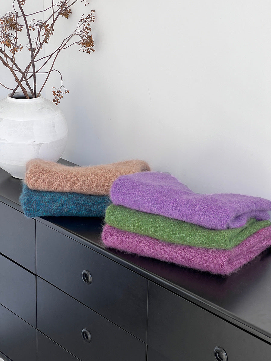 【cimz1373】實拍黑標奢柔雲朵 95羊毛5羊絨慵懶加厚針織毛衣251128