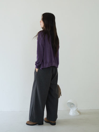 【LD3188】實拍初秋刺繡笑臉氣質針織外套（含羊毛6%)
250922