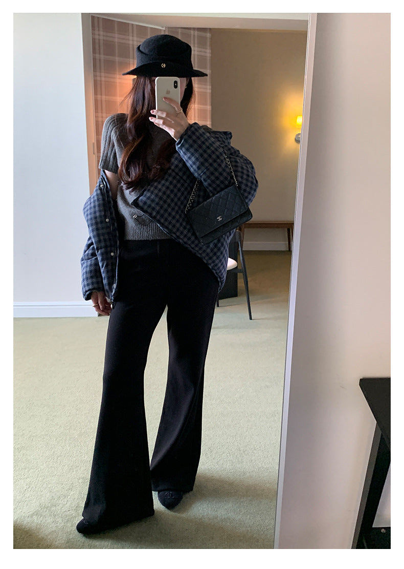 【H5516】實拍高領氣質短袖針織衫251125