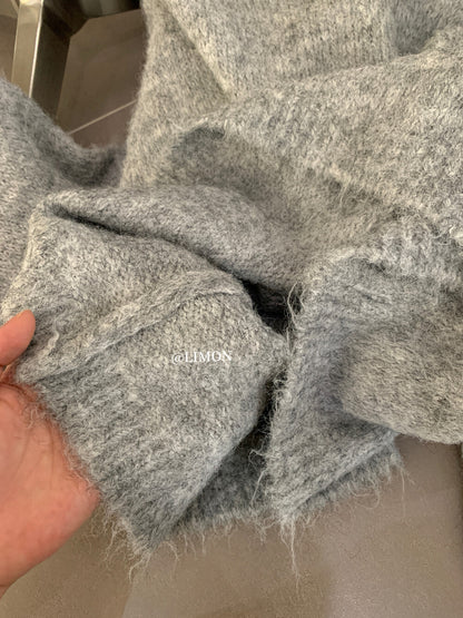 【L6873】實拍檸檬秋冬簡約軟糯保暖毛衣+針織手拎包251117