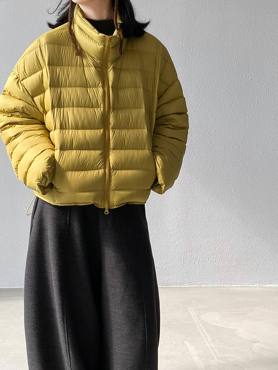 【cimz6383】實拍高領寶款排骨白鴨絨外套（白鴨絨90）251120