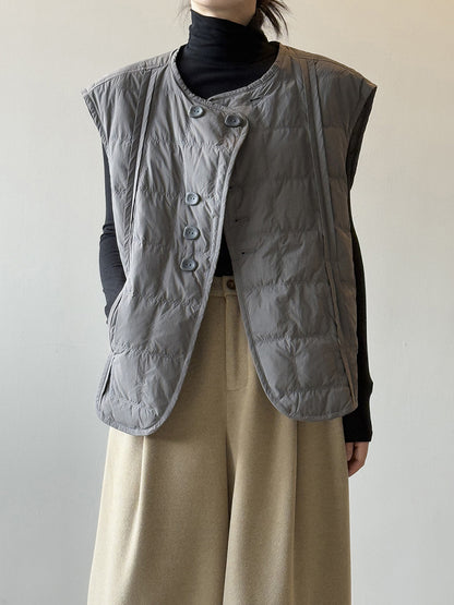 【Y82633】實拍輕暖羽絨背心（含90％白鴨絨）251016