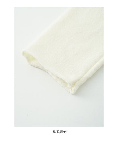 【H5481】實拍基礎6色堆堆領毛針織T恤251109