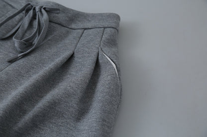 【LD11033】實拍冬季復古極簡寬鬆慵懶垂感彎刀褲251124