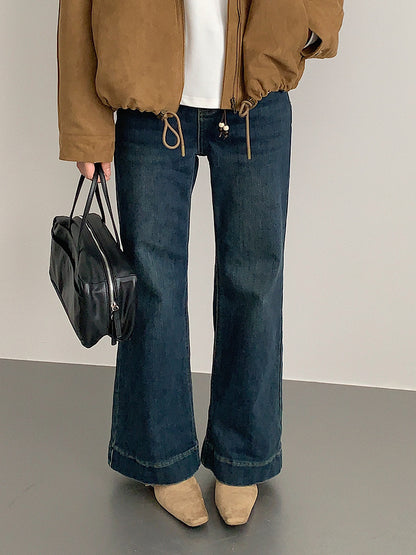 【LD3286】實拍S~XL冬季植絨加絨高腰彈力牛仔褲+鑰匙扣251103