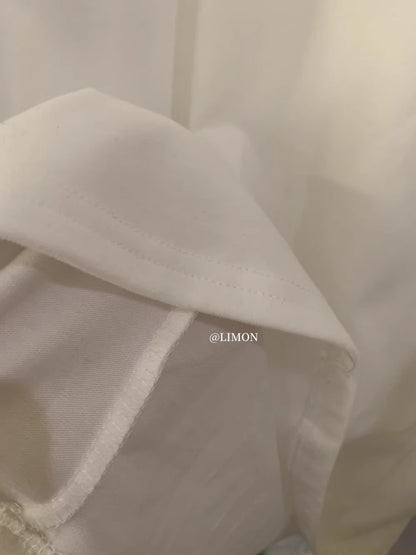 【L9257】實拍檸檬長袖雲朵絨舒適簡約圓領長袖T恤251117