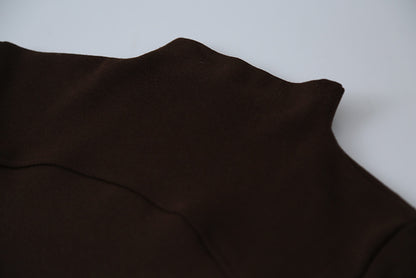 【LD11041】實拍羊绒簡約高領長袖T恤251202