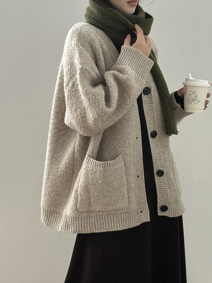 【Y237】實拍慵懶針織毛衣外套(含羊毛6%)251106