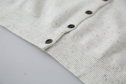 【LD3196】實拍刺繡小花長袖針織小外套250929