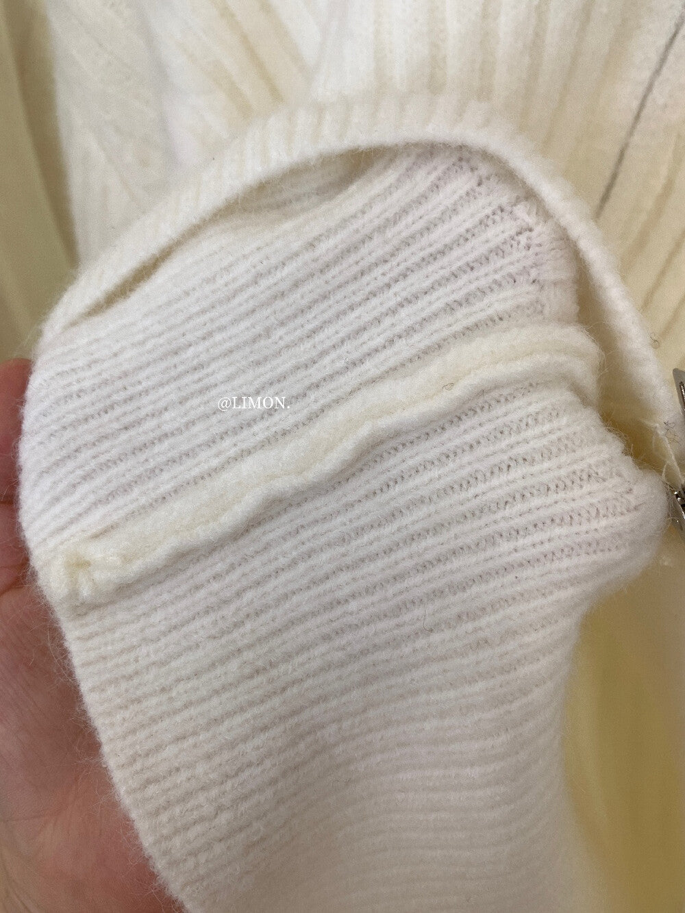 【L6908】實拍檸檬冬季慵懶坑條毛領雙拉鍊保暖毛衣251215