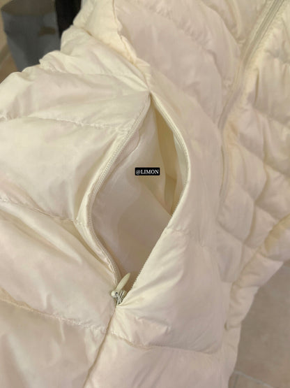 【L1189】實拍M~XL檸檬秋冬輕薄好收納立領保暖白鴨絨外套251117
