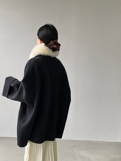 【cimz519】實拍冬天澳羊毛100%雙面呢大衣外套251201