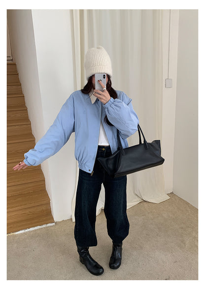 【H5489】實拍復古鋪棉保暖風衣外套251109