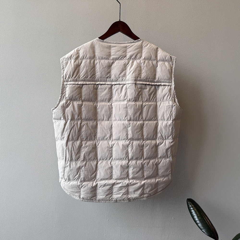 【Y82633】實拍輕暖羽絨背心（含90％白鴨絨）251016