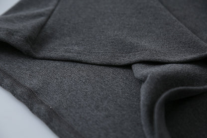 【LD11028】實拍德絨舒適極簡半拉鍊連帽衞衣251124