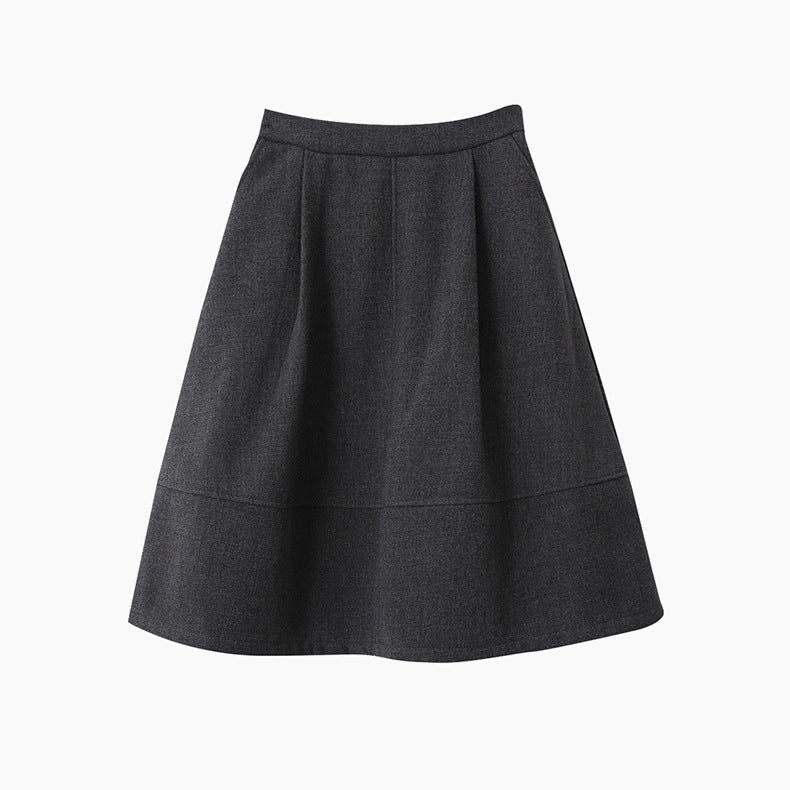 【LD11046】實拍miu感花苞毛尼a字裙251202