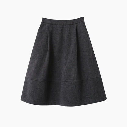 【LD11046】實拍miu感花苞毛尼a字裙251202