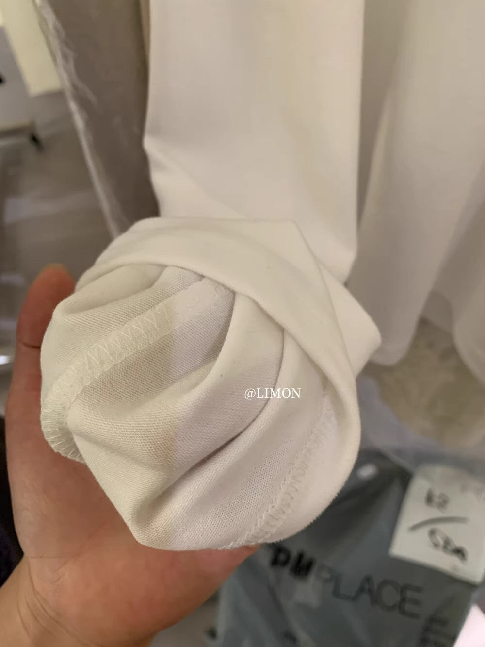 【L9257】實拍檸檬長袖雲朵絨舒適簡約圓領長袖T恤251117