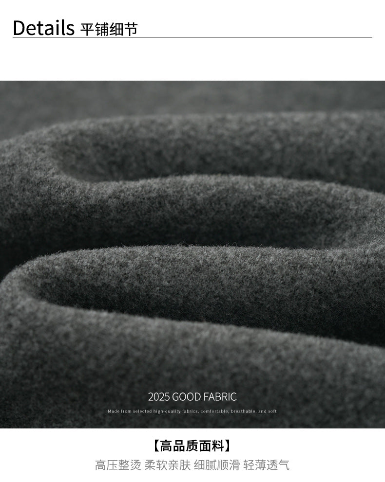 【H5497】實拍德絨加厚磨毛長袖T恤251118