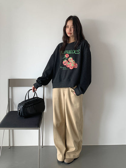 【LD3302】實拍S~XL秋冬顯瘦直筒毛呢休閒褲251103