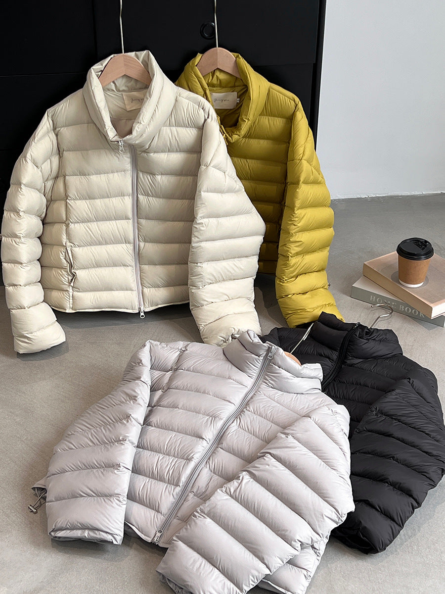 【cimz6383】實拍高領寶款排骨白鴨絨外套（白鴨絨90）251120