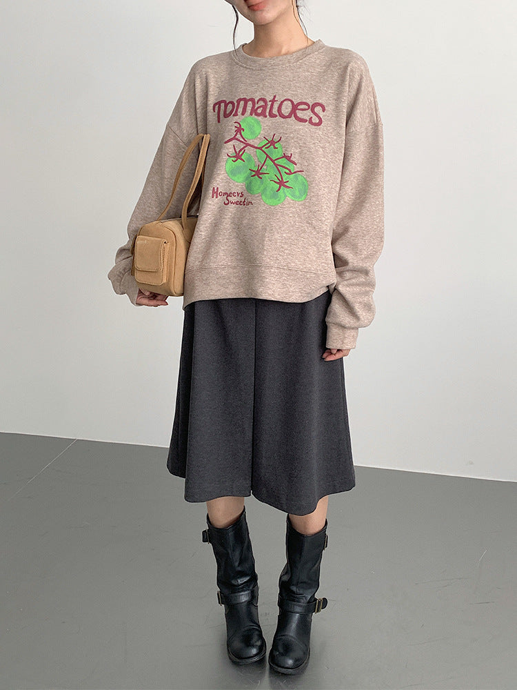 【LD3300】實拍S~XL韓版高腰顯瘦毛呢A字裙＋腰帶251103