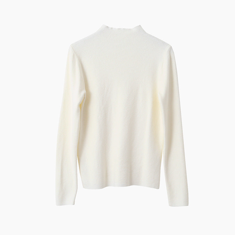 【LD11065】實拍半高領針織衫+針織背心251209