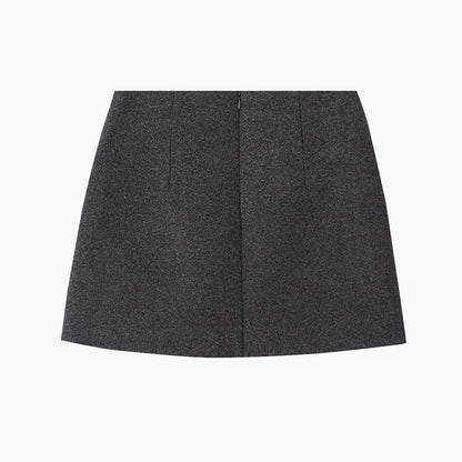 【LD11068】實拍S~XL加厚羊毛呢高腰a字短裙(羊毛10%)251209