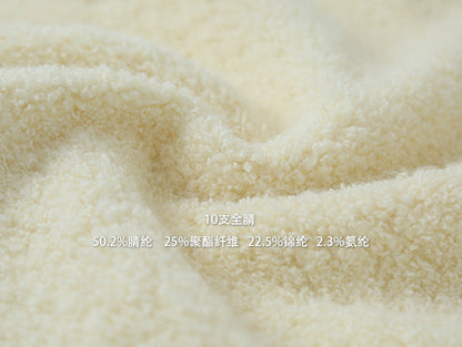 【LD11015】實拍雙頭拉鍊毛絨半高領加厚針織毛衣外套251110