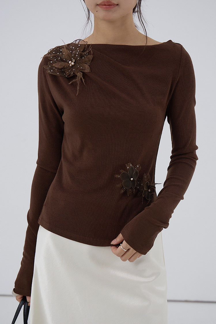 【LD3288】實拍秋冬高腰垂感抓絨厚款緞面魚尾裙251103