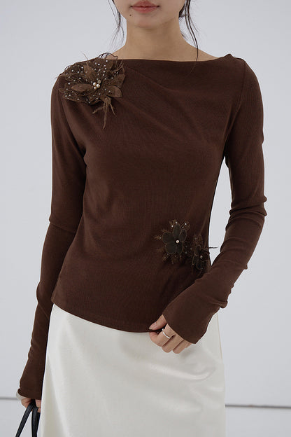 【LD3288】實拍秋冬高腰垂感抓絨厚款緞面魚尾裙251103