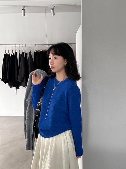 【cim5921】實拍冬季簡約保暖舒適針織毛衣（含羊毛5％）251114