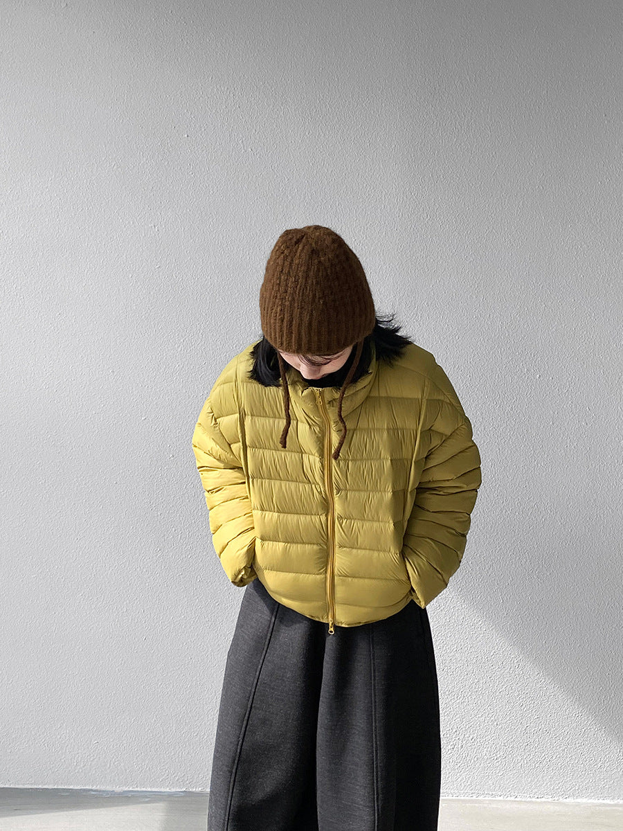 【cimz6383】實拍高領寶款排骨白鴨絨外套（白鴨絨90）251120