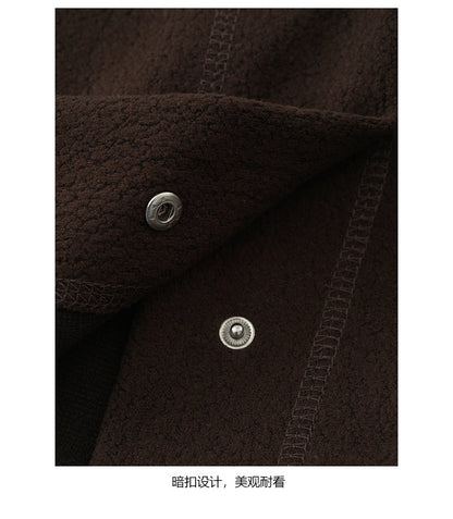 【H567】實拍秋冬挺版圓領棒球服外套251021