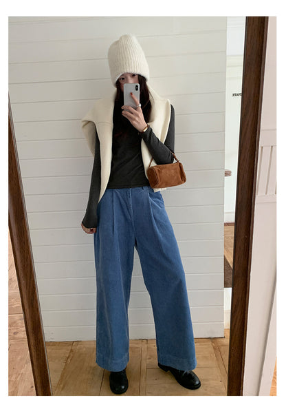 【H5481】實拍基礎6色堆堆領毛針織T恤251109