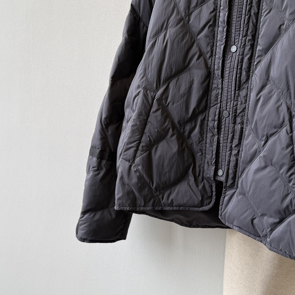 【Y82653】實拍輕保暖羽絨外套(含90％白鴨絨)251016